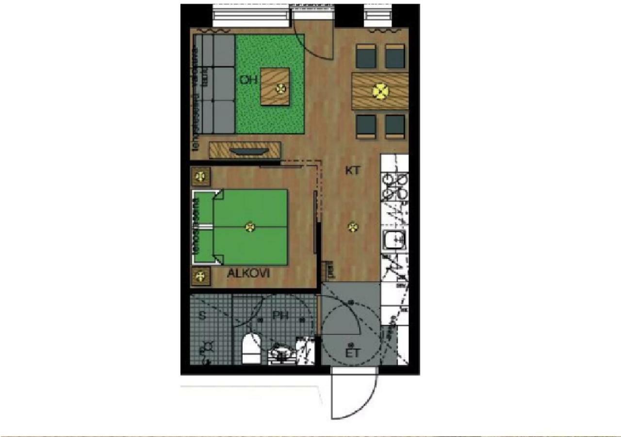 Cozy Central Studio 坦佩雷 外观 照片